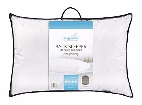 Snuggledown Hotel Collection Back Sleeper Boxed Pillow in White, W: 43 cm, D: 69 cm