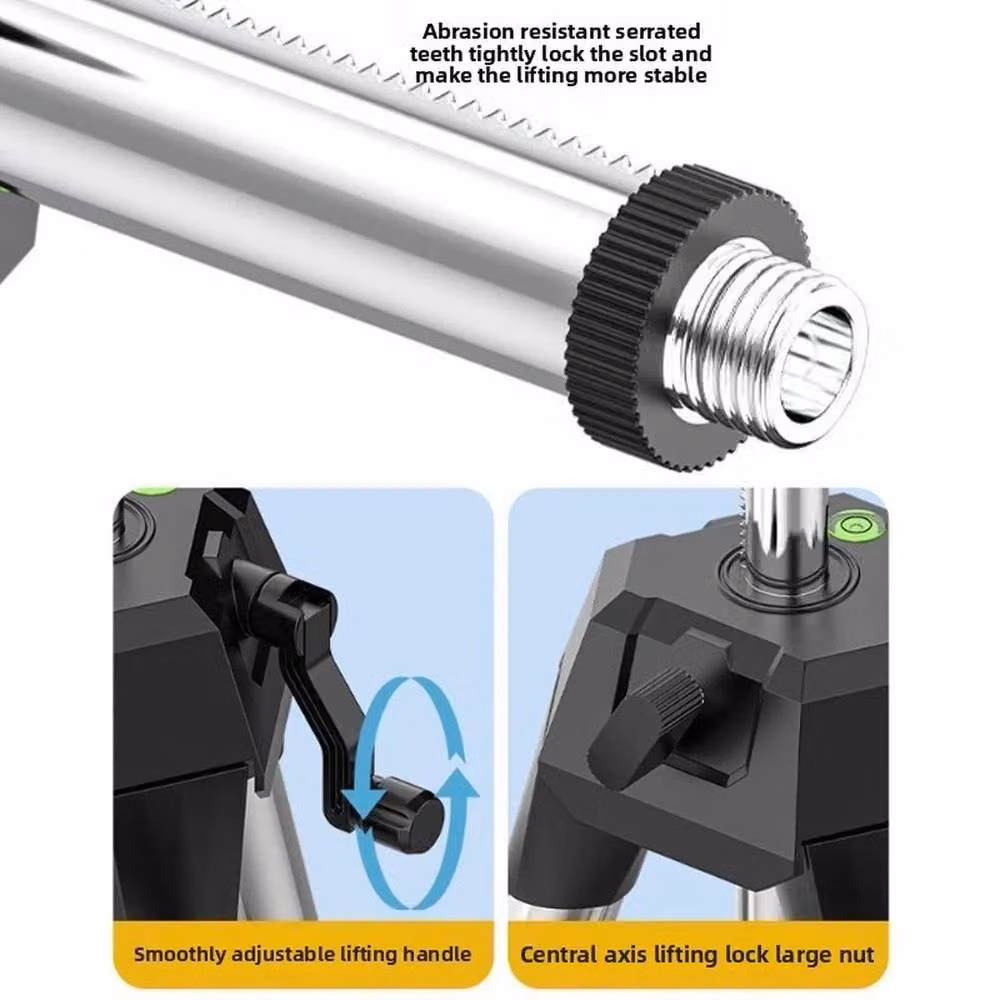 EONLION Adjustable Laser Level Tripod Stand in Silver – 4