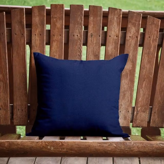 Roseley Square Water Resistant Polyester Cushions in Blue