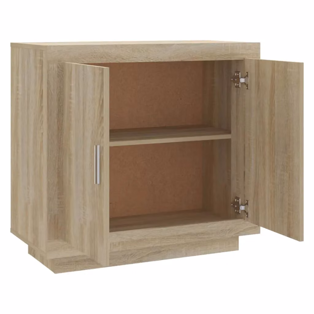 Berkfield Home Sonoma Oak Sideboard in Brown, W/D/H: 80 x 40 x 75 cm – 2