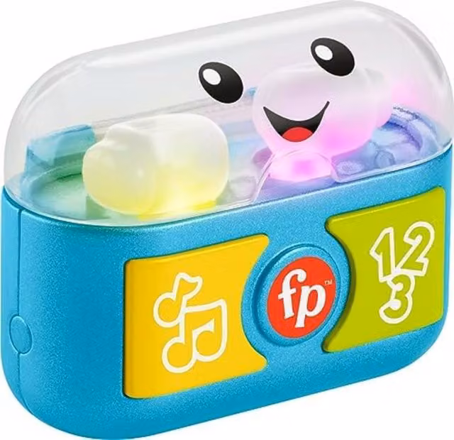 Fisher-Price Laugh And Learn Play Along Ear Buds Toy in Multicolour