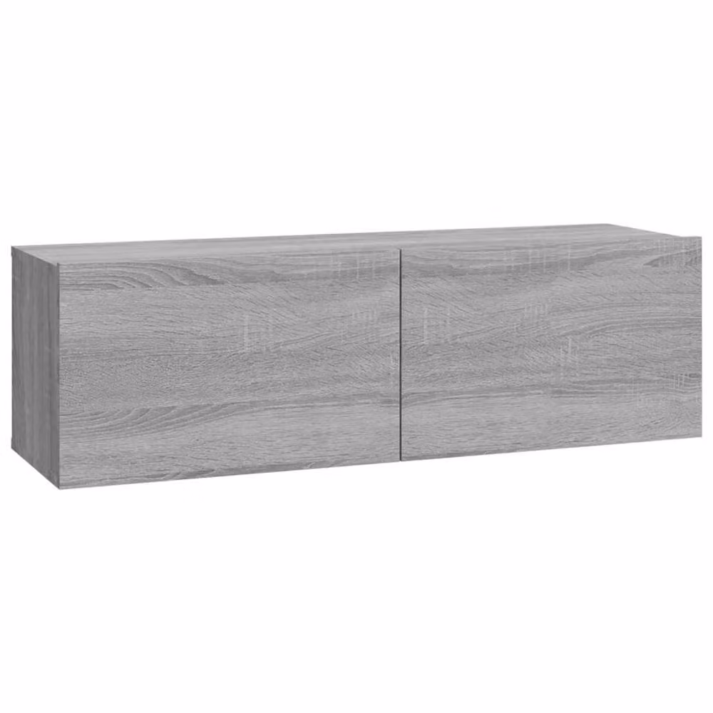 Berkfield Home Classic 4 Piece TV Cabinet Set in Grey Sonoma Matt MDF – 3