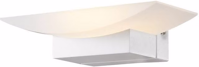 Netlighting Modern LED Up and Down Wall Lamp in White with 3000K Warm White Light and 420lm