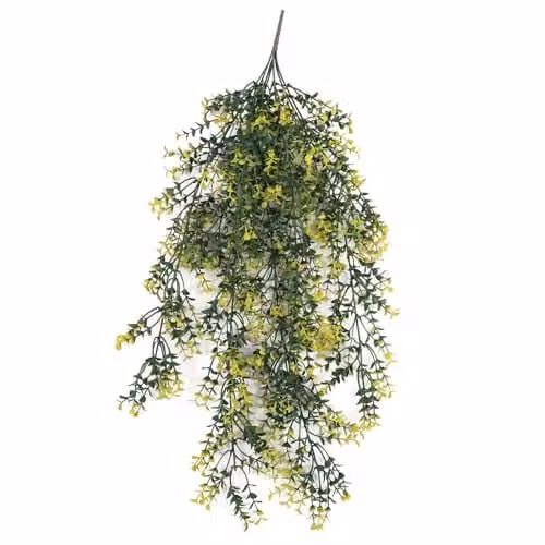 Leaf Variegated Artificial Hanging Plant, Green, Height: 76 cm