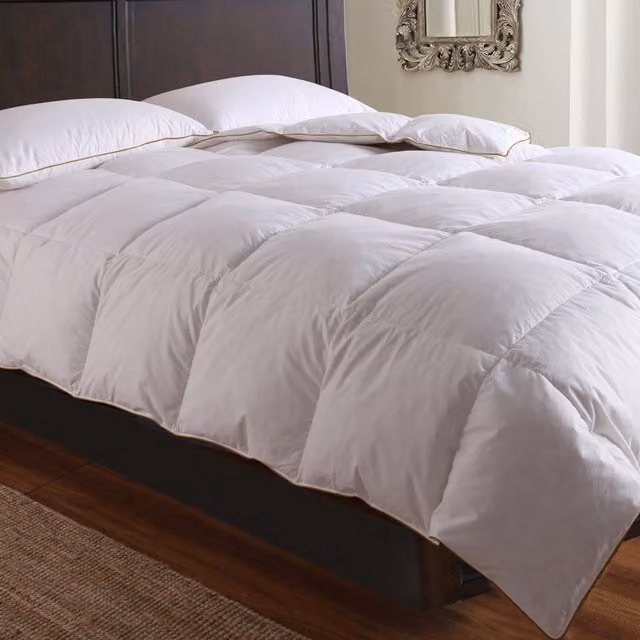 Snug City Luxury 13.5 Tog Goose Feather and Down Duvet with 100% Cotton Cover in White – 2