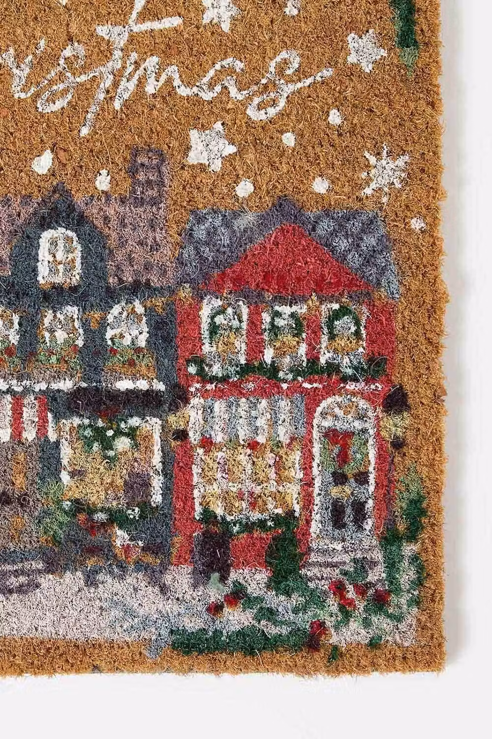 Homescapes Christmas Shops Coir Doormat, Multicolour, W: 60 cm, D: 40 cm – 2