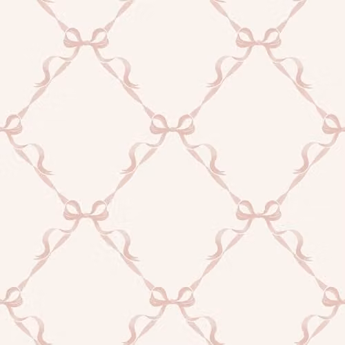 Holden Decor Storybook Tied with a Bow Kids Wallpaper in Pink