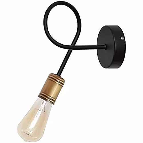 Netlighting Helam Oxford Wall Lamp in Black Patina, 25 cm