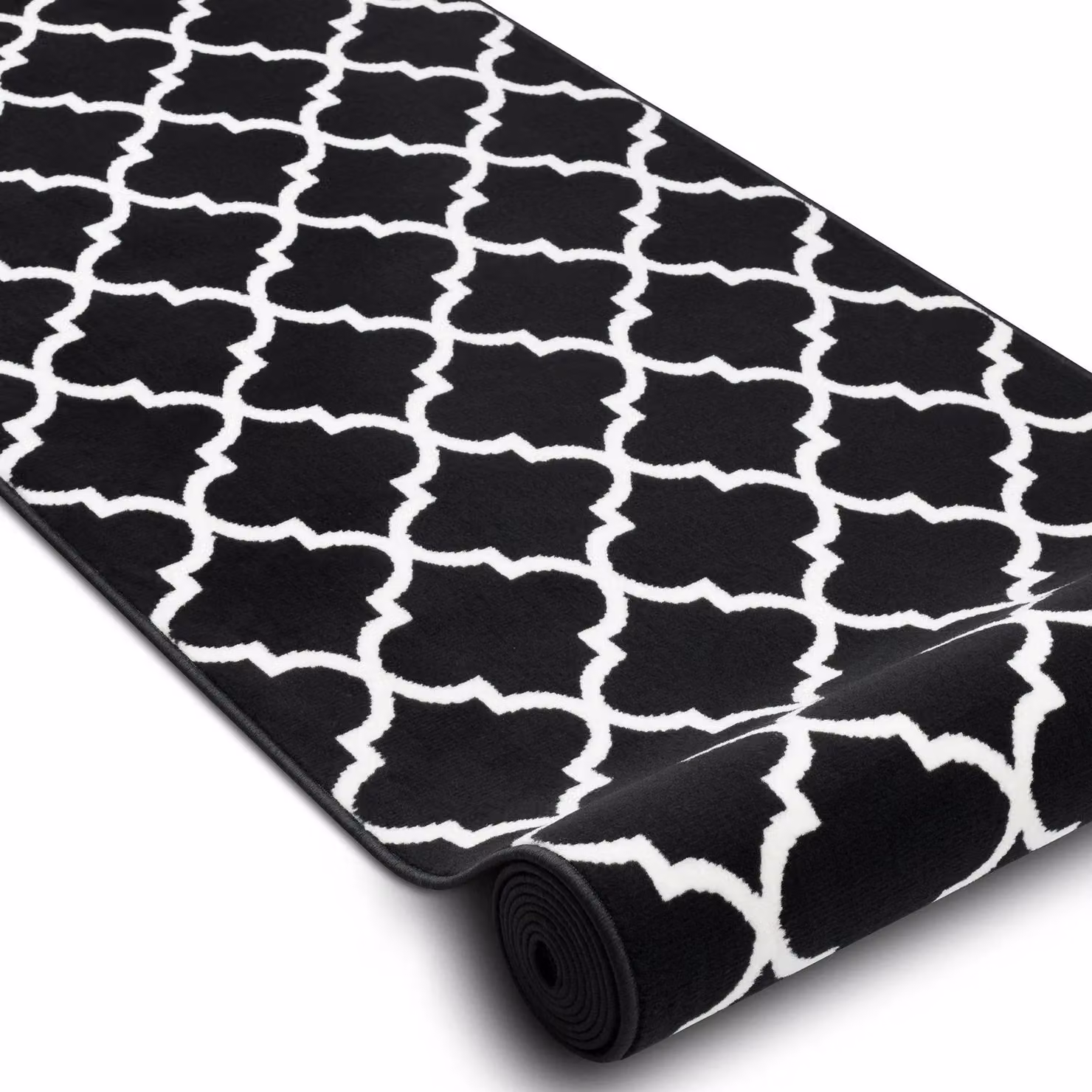 RugsX Bcf Morad Moroccan Runner in Black, W: 70 cm, L: 250 cm – 2