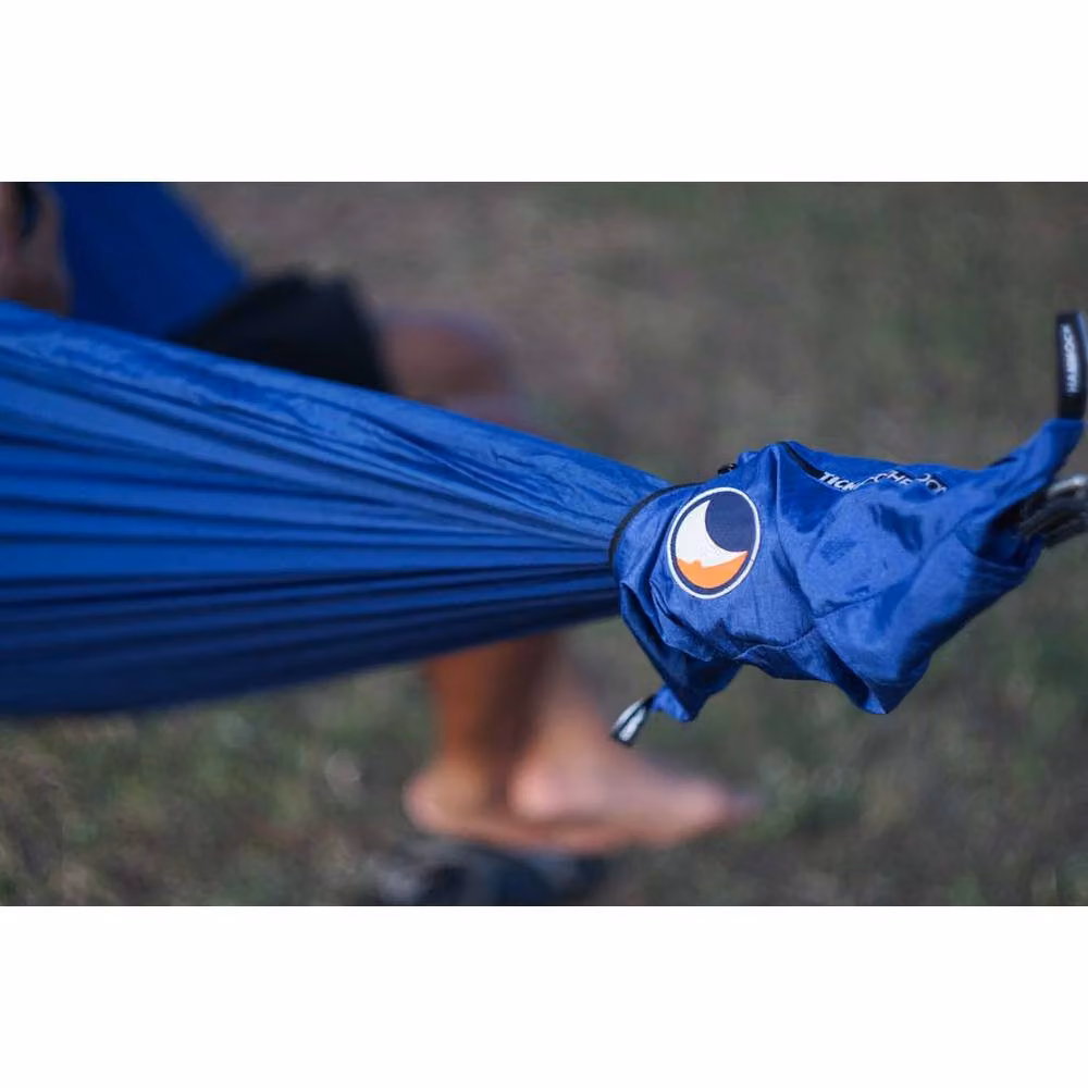 Ticket To The Moon Compact Travel Hammock in Blue – 5