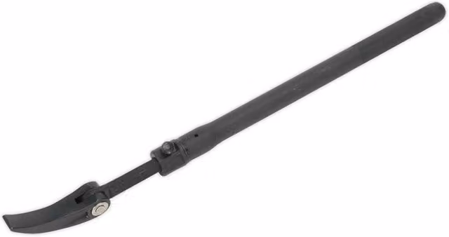 Loops Heavy Duty Extendable Pry Bar with 180 Degree Adjustable Locking Head, Black and Multicolour Steel