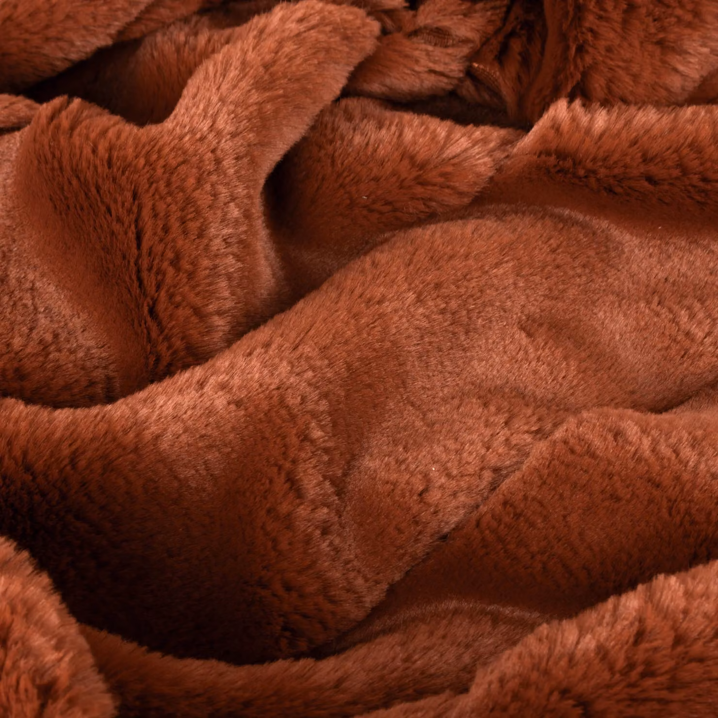 Paoletti Empress Faux Fur Throw in Orange, W/D/H: 140 x 200 cm – 3