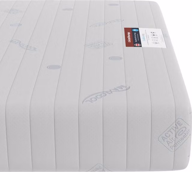 Rest Relax Hybrid Pocket Memory 2000 Pocket Spring and Memory Foam Mattress in White, W/D/H: 120 x 200 x 20 cm