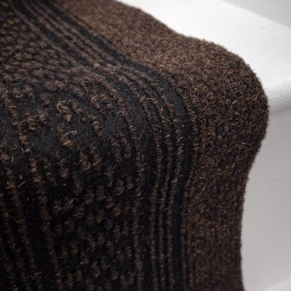 runrug Aztec Stair Runner Carpet, Non-Slip, Dark Brown, W: 66 cm, L: 660 cm – 4