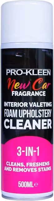 Pro-Kleen Foam Upholstery Cleaner, White, 500ml