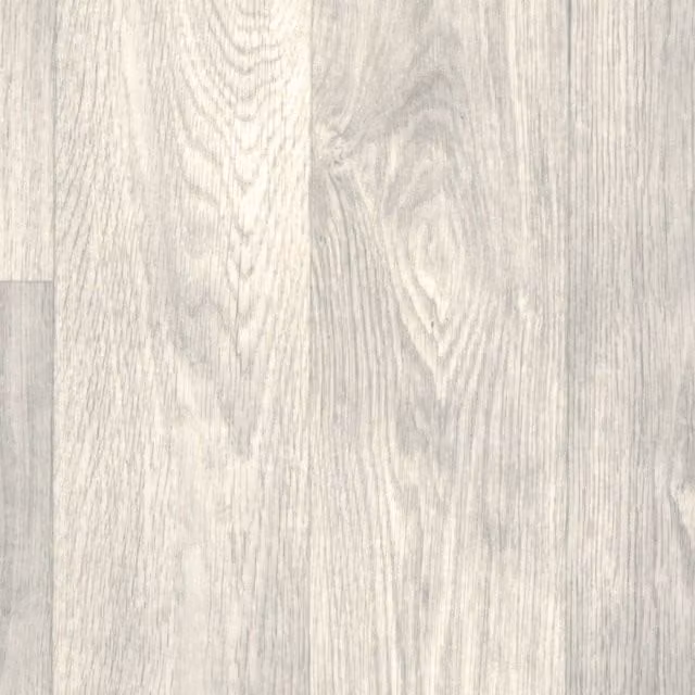 IVC White Wood Look Anti Slip Vinyl Flooring Sheet, W/D/H: 300 x 200 x 0.2 cm
