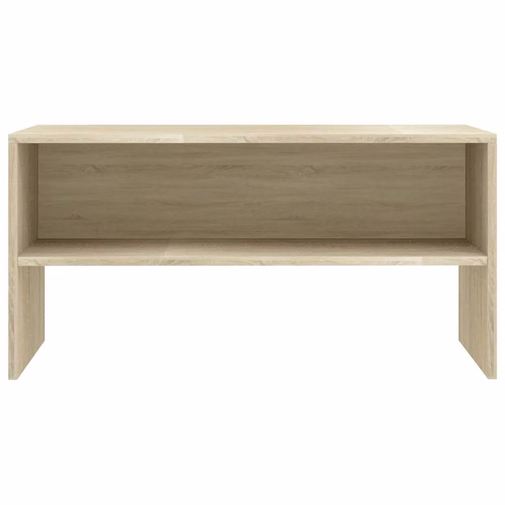 Berkfield Home Sonoma Oak TV Cabinet in Light Oak, W/D/H: 80 x 40 x 40 cm – 4