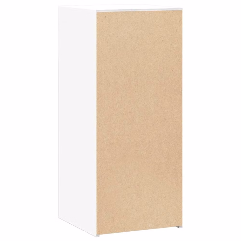 Berkfield Home White Modern Sideboard in Matt MDF, W/D/H: 40 x 41 x 93 cm – 2