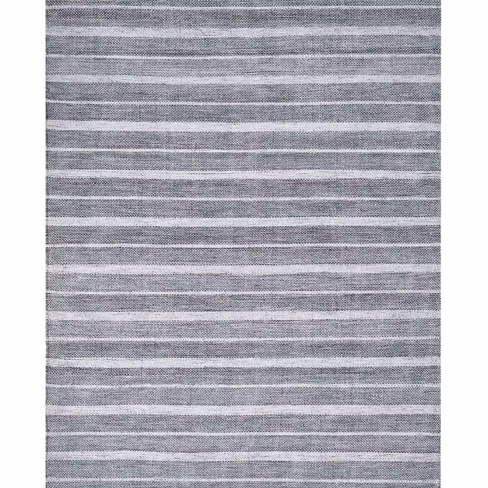 Wyld and Coco Light Grey Striped Handwoven Area Rug for Indoor and Outdoor Use, W: 160 cm, D: 230 cm – 2