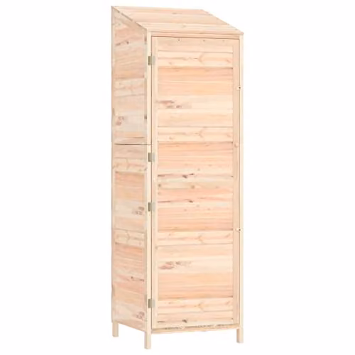 vidaXL Rustic Tall Wood Cabinet in Natural Brown, W/D/H: 55 x 52 x 174.5 cm – 1
