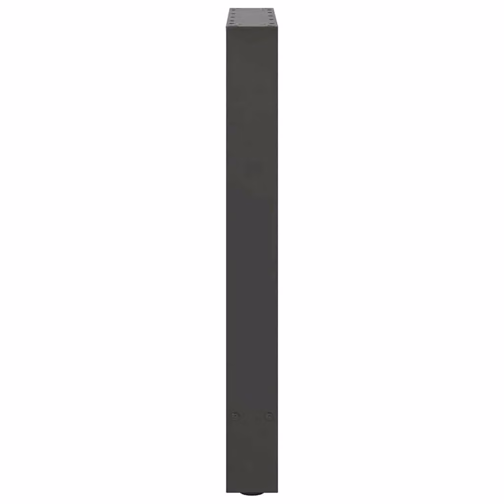 Berkfield Home Geometric Steel Coffee Table Legs in Anthracite and Black, 2 pieces, H: 72-73 cm x W: 60 cm – 3