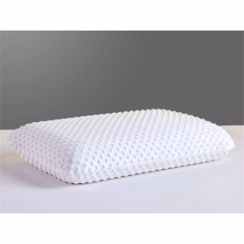 Nordara Set of 2 Breathable Natural Latex Pillows, White, W: 70 cm, D: 40 cm, H: 14 cm – 2