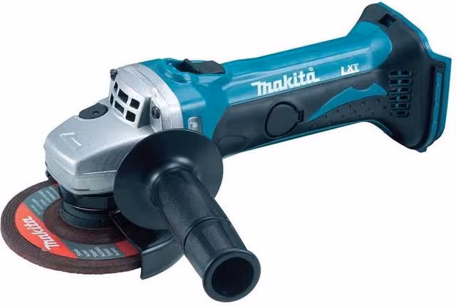 Makita LXT DGA452Z 115mm Angle Grinder 18V Bare Unit in Turquoise