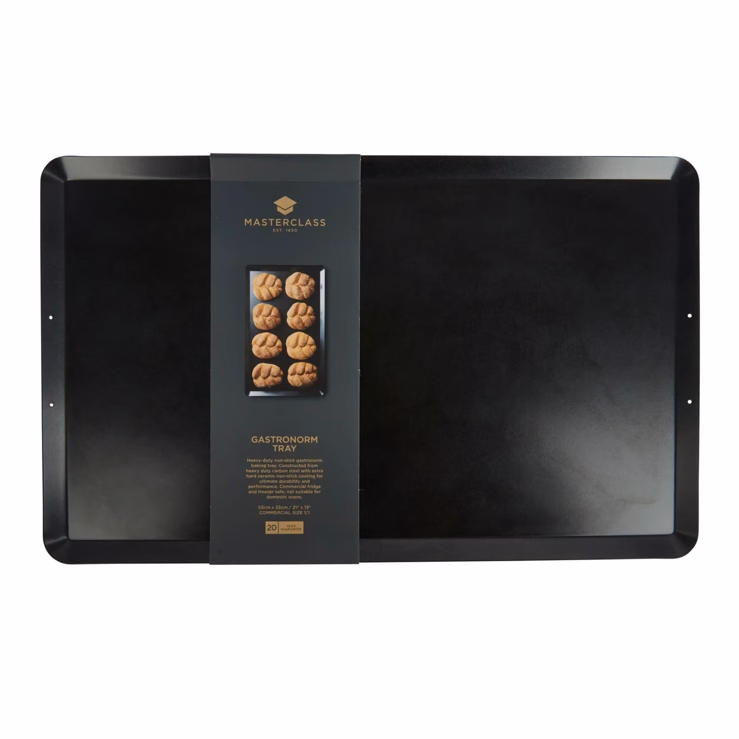 MasterClass Black Non-Stick Ceramic Baking Sheet – 6
