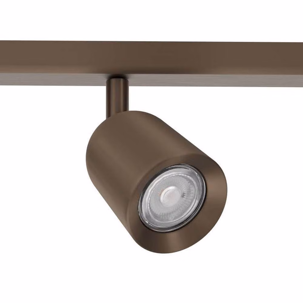 Eglo Camaldoli Modern 3-Light Spotlight Bar in Bronze with Adjustable GU10 Metal Ceiling Fitting – 3