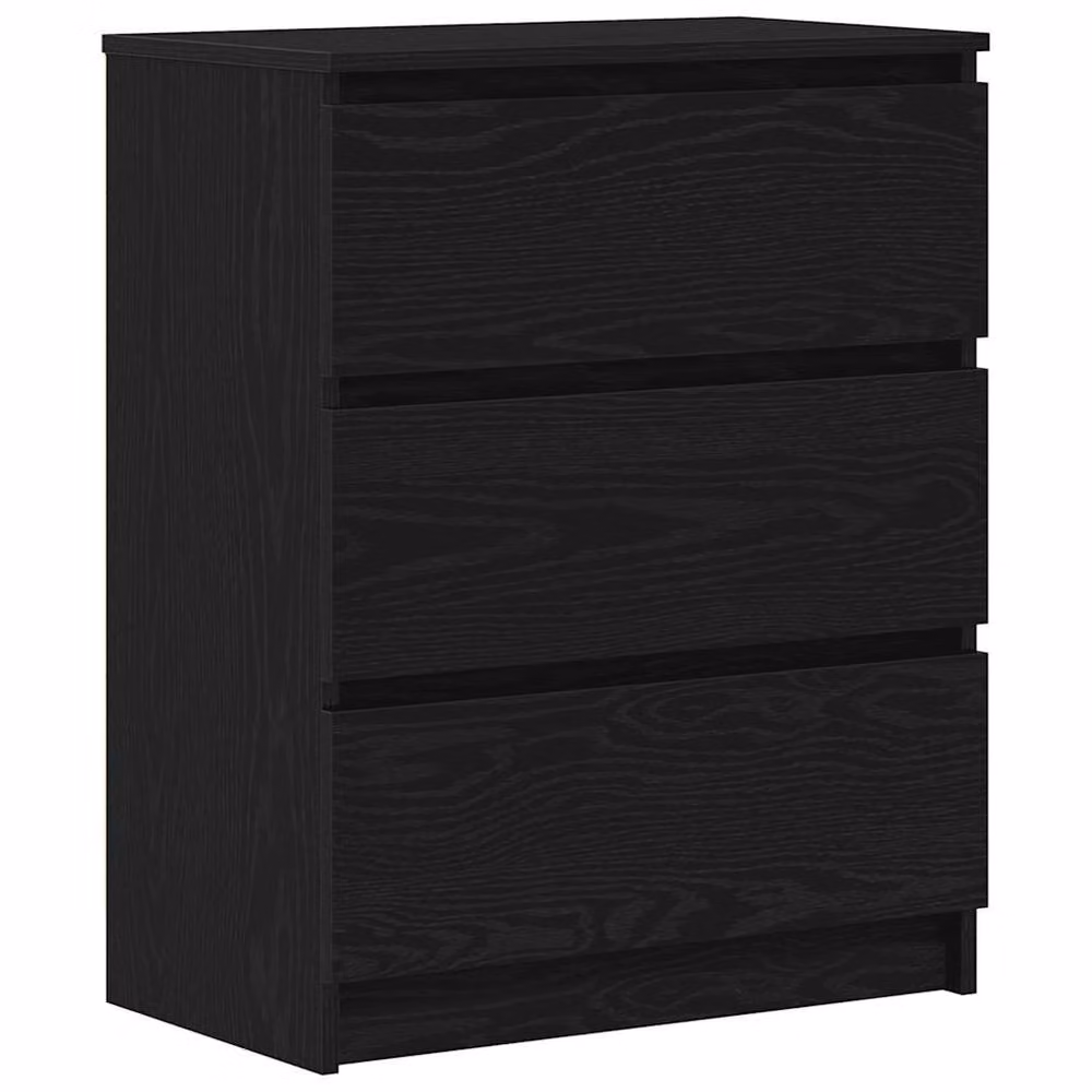 Berkfield Home Black Oak Sideboard in Matt MDF, W/D/H: 60 x 35 x 76 cm – 2