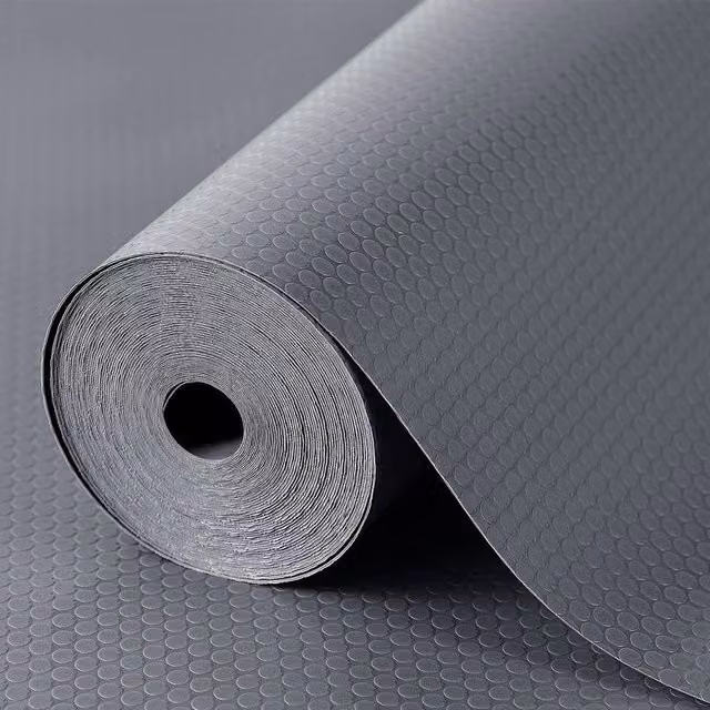 NESTLUNE Non-Slip Waterproof Drawer Shelf Liner, Washable Cabinet and Cupboard Liner in Grey, W/D: 100 x 100 cm – 1