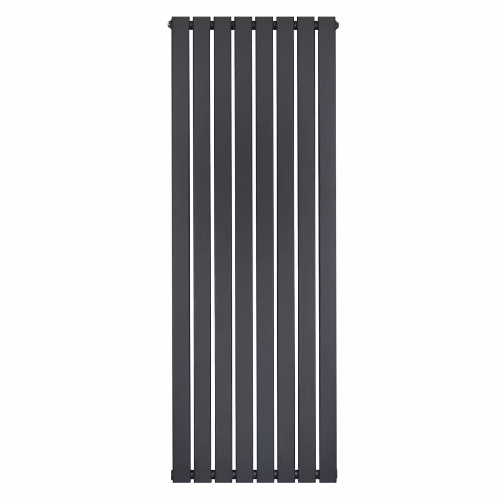 Monstershop Flat Single Column Steel Radiator in Anthracite Grey, H: 160 cm, W: 56 cm – 2