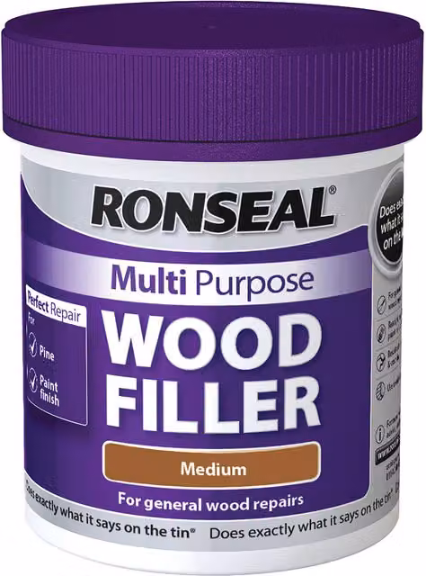 Ronseal Multi Purpose Wood Filler, Brown, 250 g