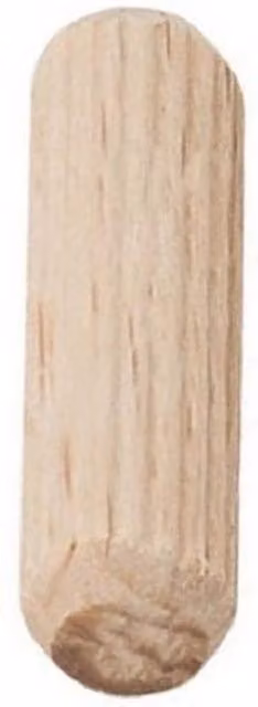 Securpak Beige Wooden Round Rod Dowels, Pack of 16