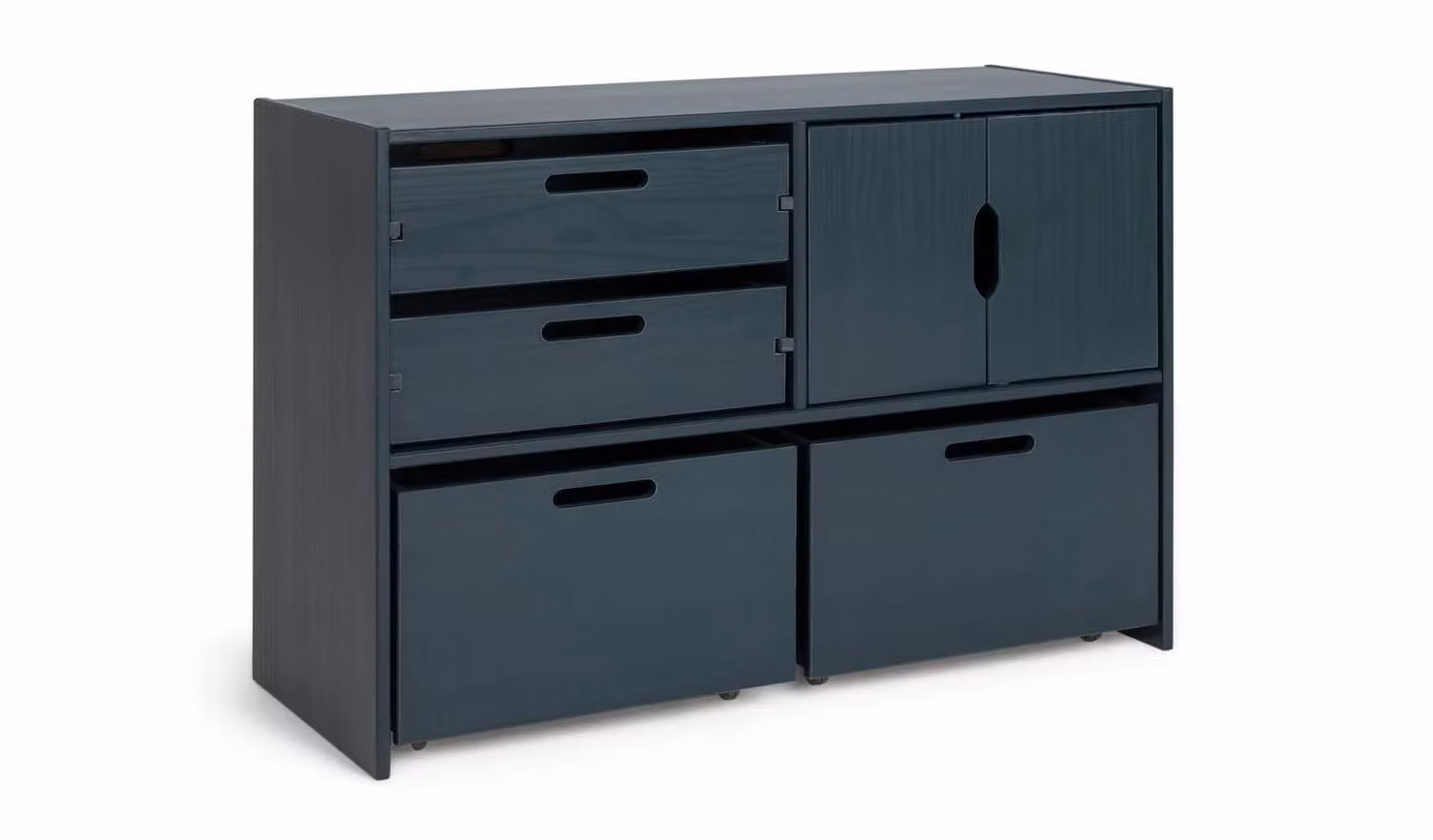 Rico Double Storage Unit for Childrens Bedrooms in Blue