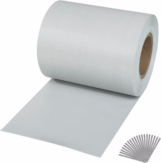 tectake Privacy Film Strip in Light Grey, PVC – 1