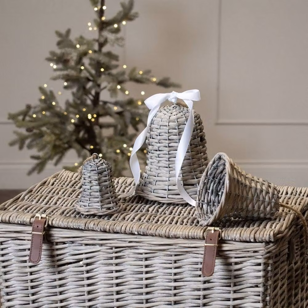 Lemon Pavilion The Noel Collection Medium Bell Decoration, Brown, W: 7 cm, D: 7 cm, H: 12 cm – 3