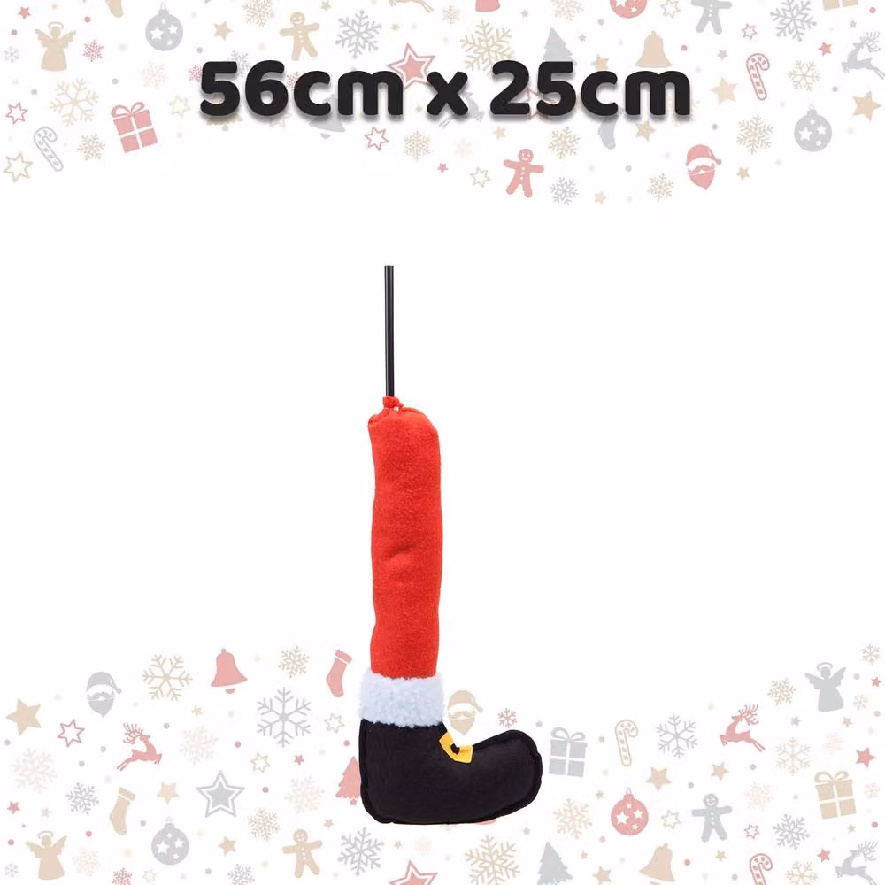 VFM e-Store Christmas Santa Leg Decoration in Red, H 56 cm x W 25 cm – 2