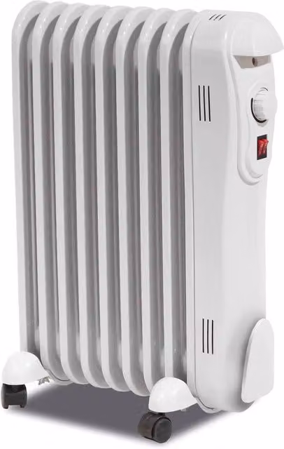 St Helens 2kW Oil Filled Radiator in White – 1
