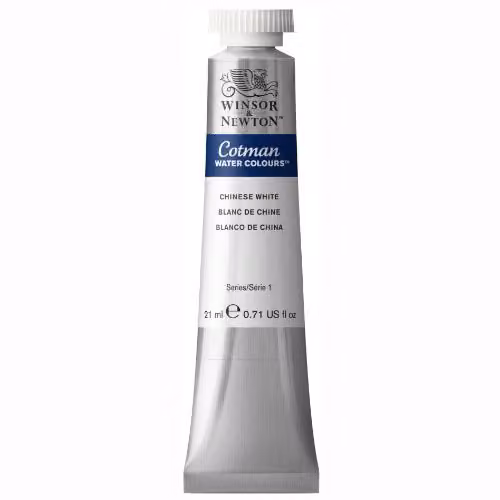 Winsor & Newton Cotman Watercolour Paint Chinese White 21ml – 2