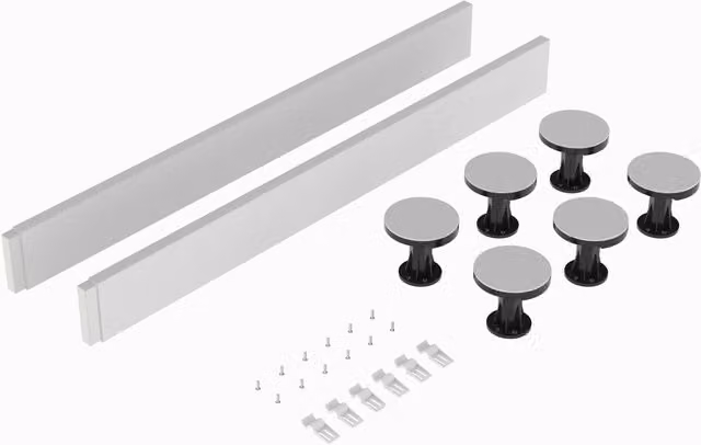 Balterley White Resin Shower Tray Leg Set for 700mm and 900mm Square or Rectangular Trays