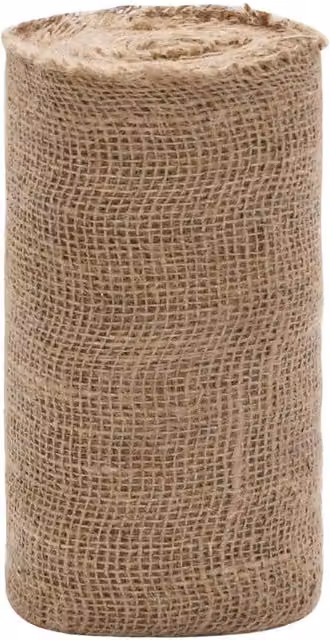 Berkfield Home Jute Roll in Tan, 100% Jute, 200 gsm, W: 0.25 m x L: 50 m