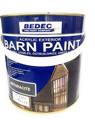 Bedec Barn Paint Satin Anthracite 2.5 ltr