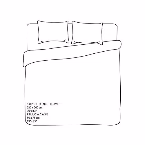 Sleepdown Unicorn Fleece Bedding Set in Beige and White, W/D/H: 135 x 200 cm with 90 x 200 cm Pillowcase – 2