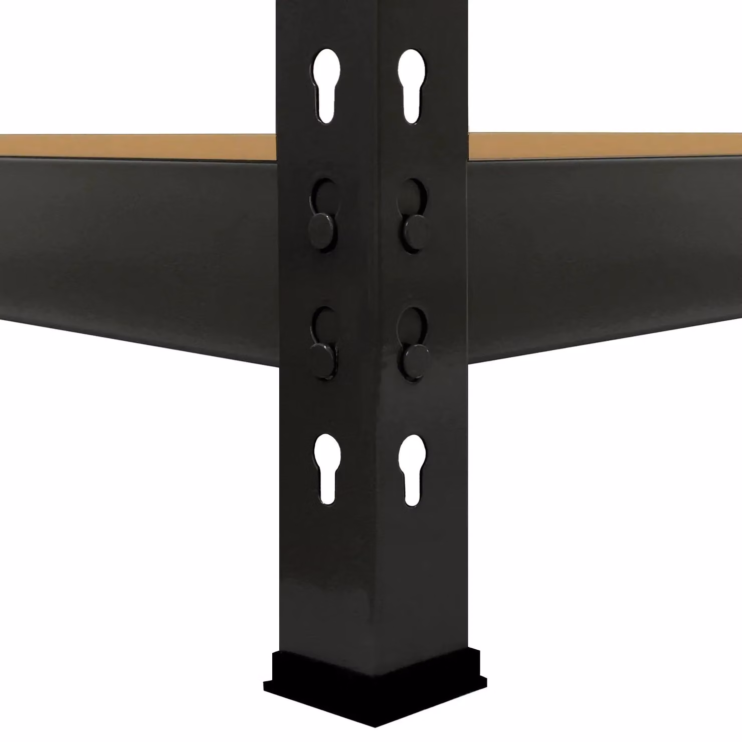 Monstershop Q-Rax Heavy Duty Storage Shelving, Black, W: 160 cm, D: 60 cm, H: 160 cm – 7
