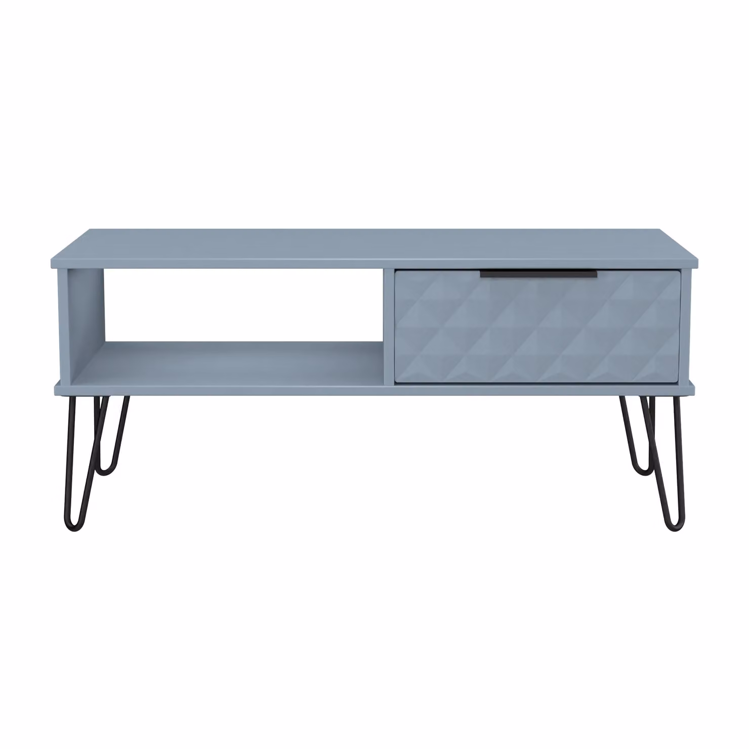 2 U Islay 1 Drawer Coffee Table in Light Blue and Black – 2