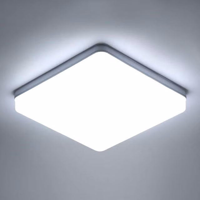 COMELY 36 W Square LED Ceiling Light in White, 6500K Cool White – 1