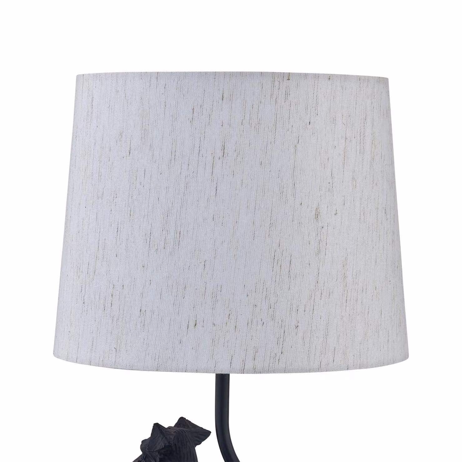 First Choice Lighting Friends Two Dog Table Lamp in Black with Beige Fabric Shade – 2