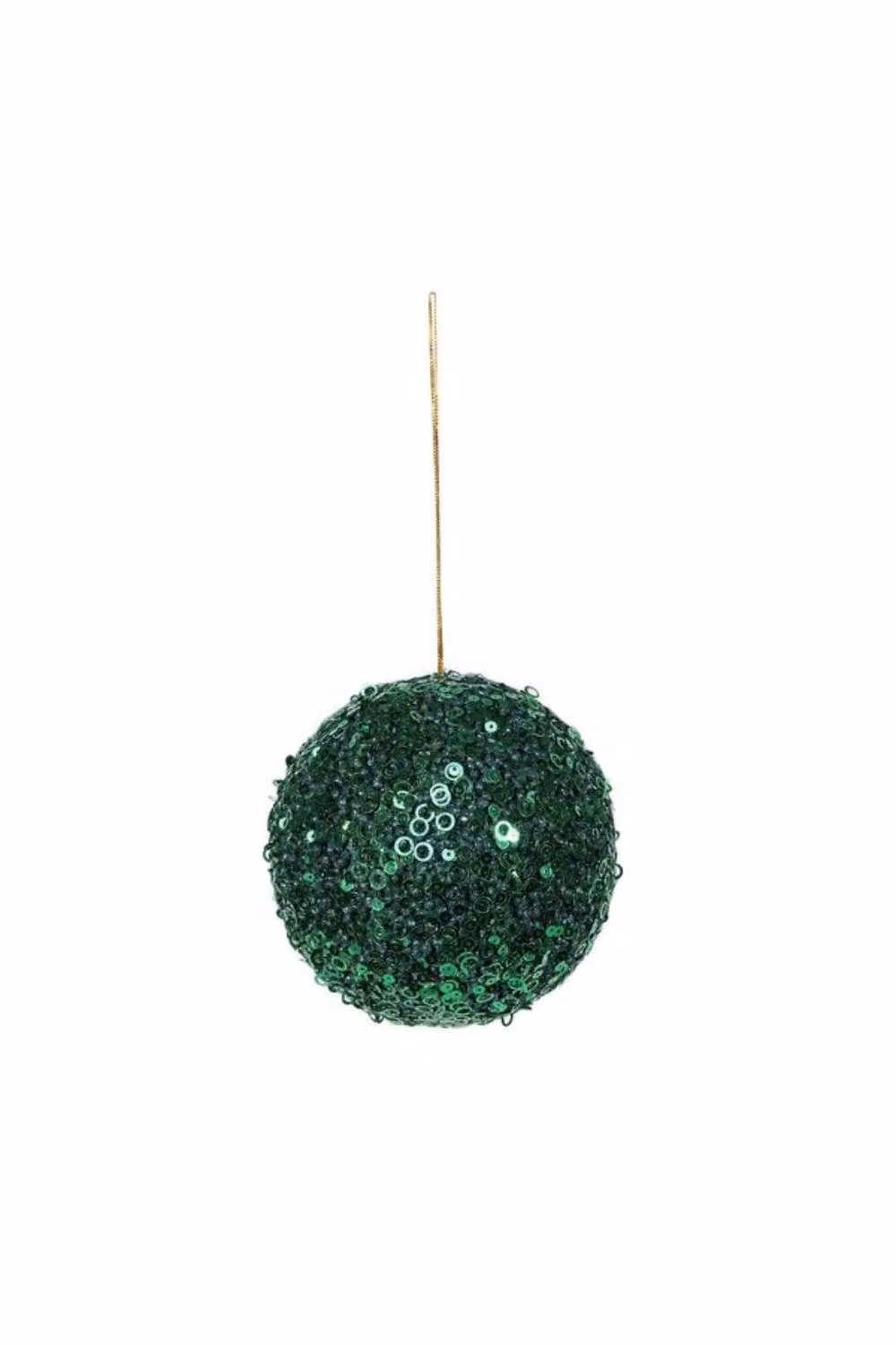KDMD Green Glitter Christmas Bauble, Diameter: 12 cm – 2