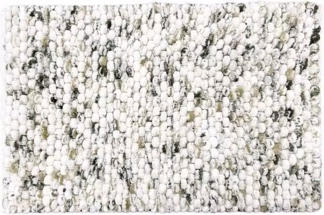 Allure Bath Fashions Marl Chunky Bobble Non-Slip Bath Mat in Green